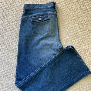 The Flirt denim jeans Women's Juniors size 10 boot cut mid rise